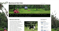 Desktop Screenshot of marshwoodvalecider.com