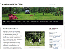 Tablet Screenshot of marshwoodvalecider.com